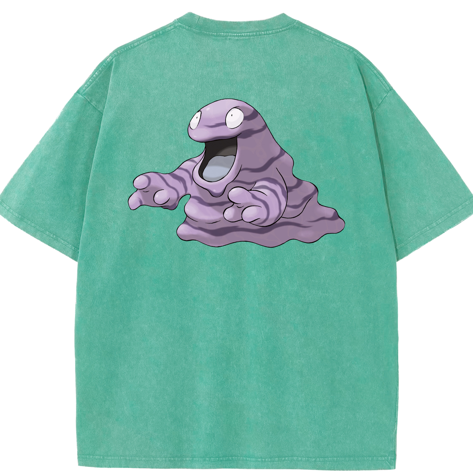 （画像用） ポケットモンスター Pokémon 綿100% ヴィンテージ風 半袖Tシャツ（背面プリント）